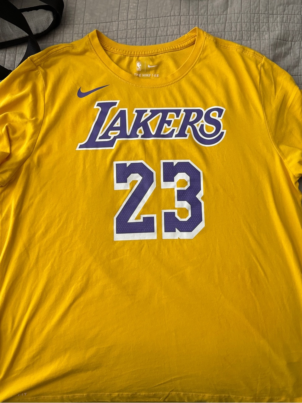 Nike Lakers #23 LeBron James jersey shirt